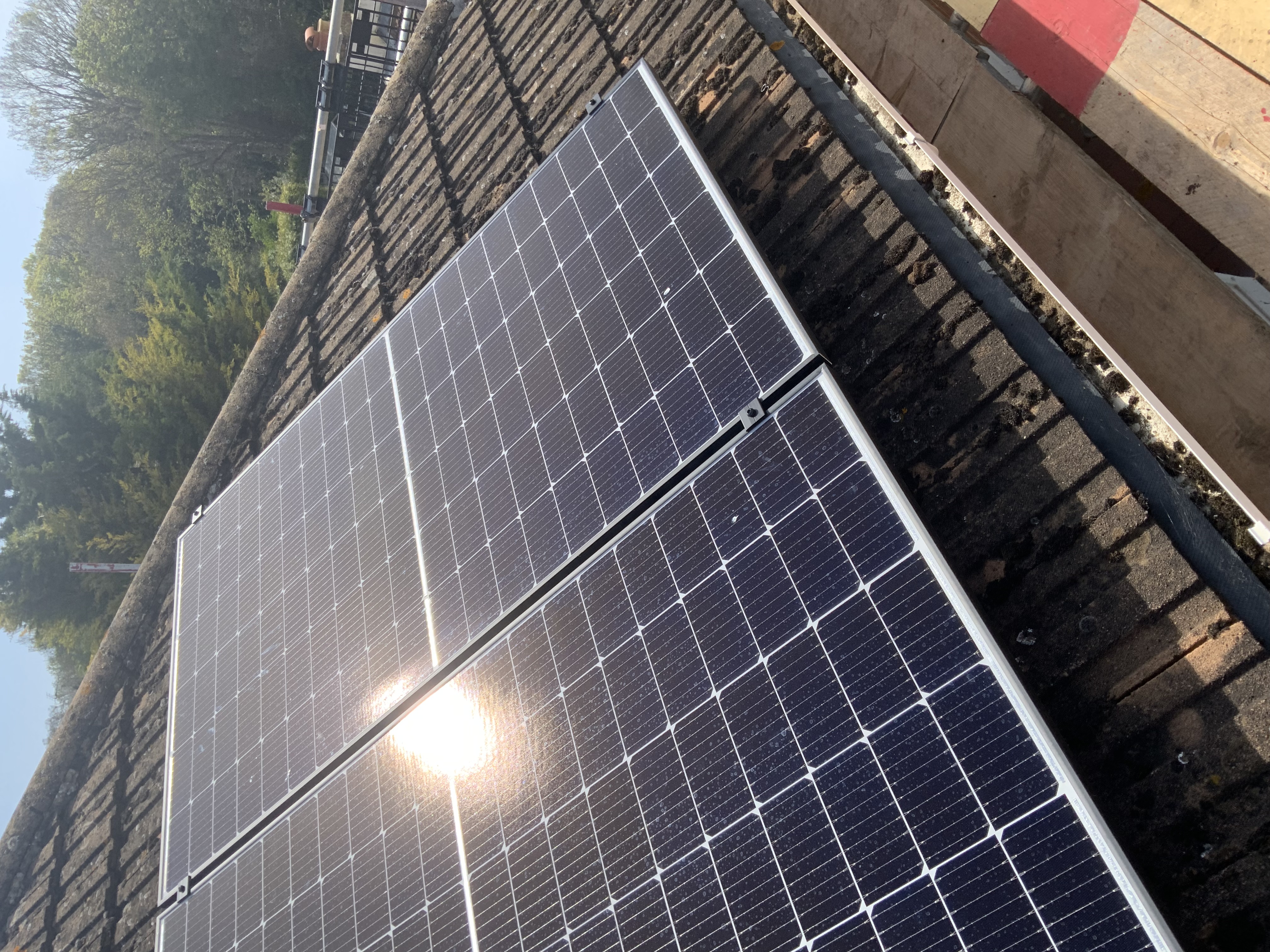 Solar Panel Installation on Bungalow